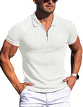 Muscle Polo: Slim Fit Cotton Golf Shirt