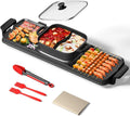 AORAN Smokeless Electric Hot Pot & Grill Combo - Large Tabletop Cooker