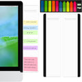 Effortlessly Organize: Desk Monitor Memo Board Set