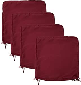 4Pcs Outdoor Patio Cushions Replacement Covers for Comfort