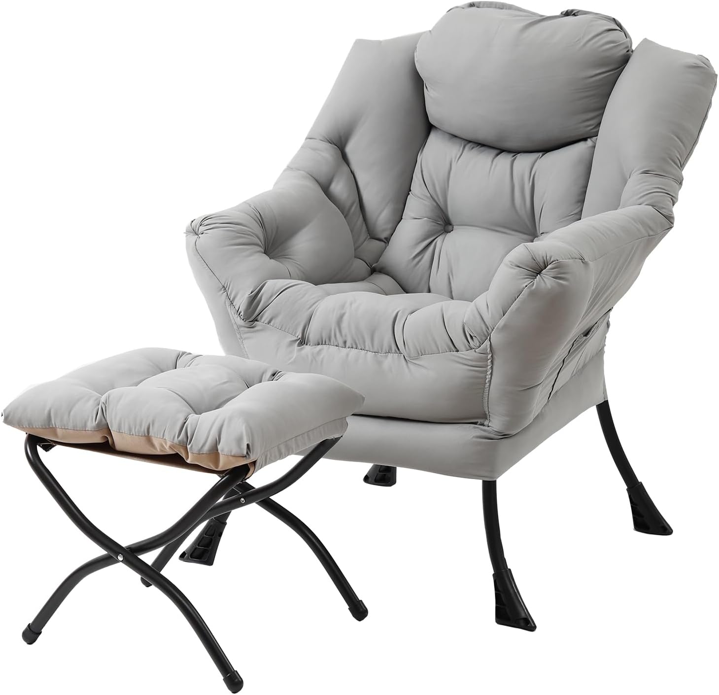 Welnow Lazy Chair with Ottoman for Ultimate Comfort and Style