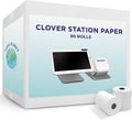 Thermal Paper for Clover POS Receipt Rolls - 80 Roll Pack