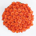 Orange Roses Bouquet 100 Stems - Farm-Fresh Hand-Picked Flowers