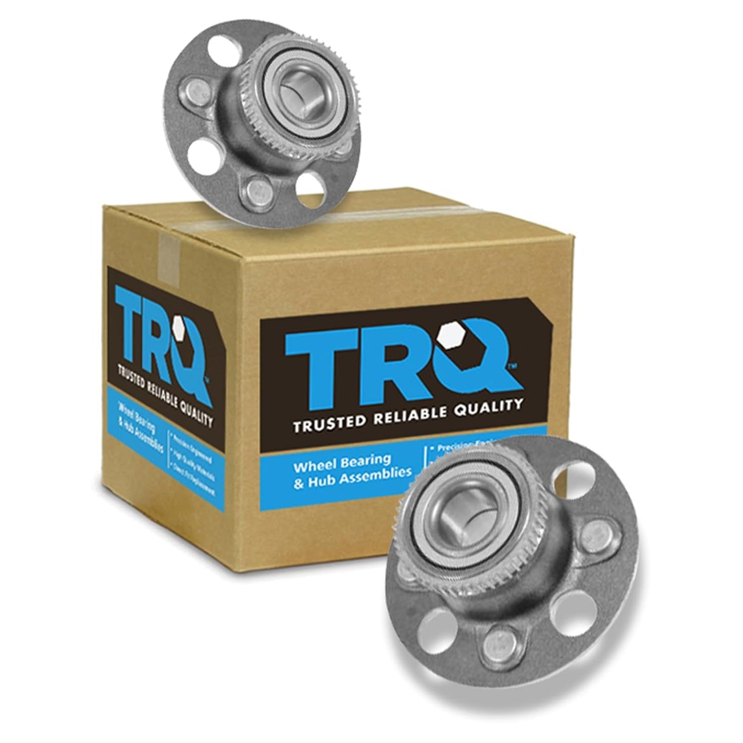 TRQ Rear Wheel Bearing & Hub Assembly Set for Honda Civic 2001-2005