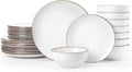 Famiware Eden Plates and Bowls Set - Elegant Stoneware for Everyday