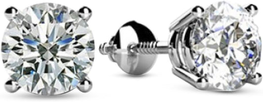 Houston Diamond District IGI Certified Lab Grown Diamond Stud Earrings