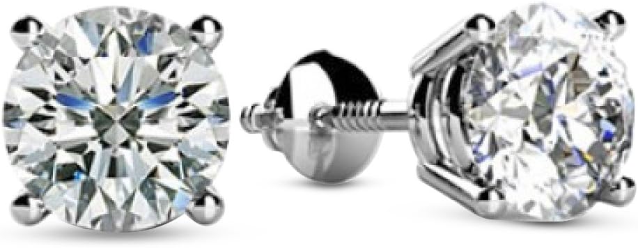 Houston Diamond District IGI Certified Lab Grown Diamond Earrings