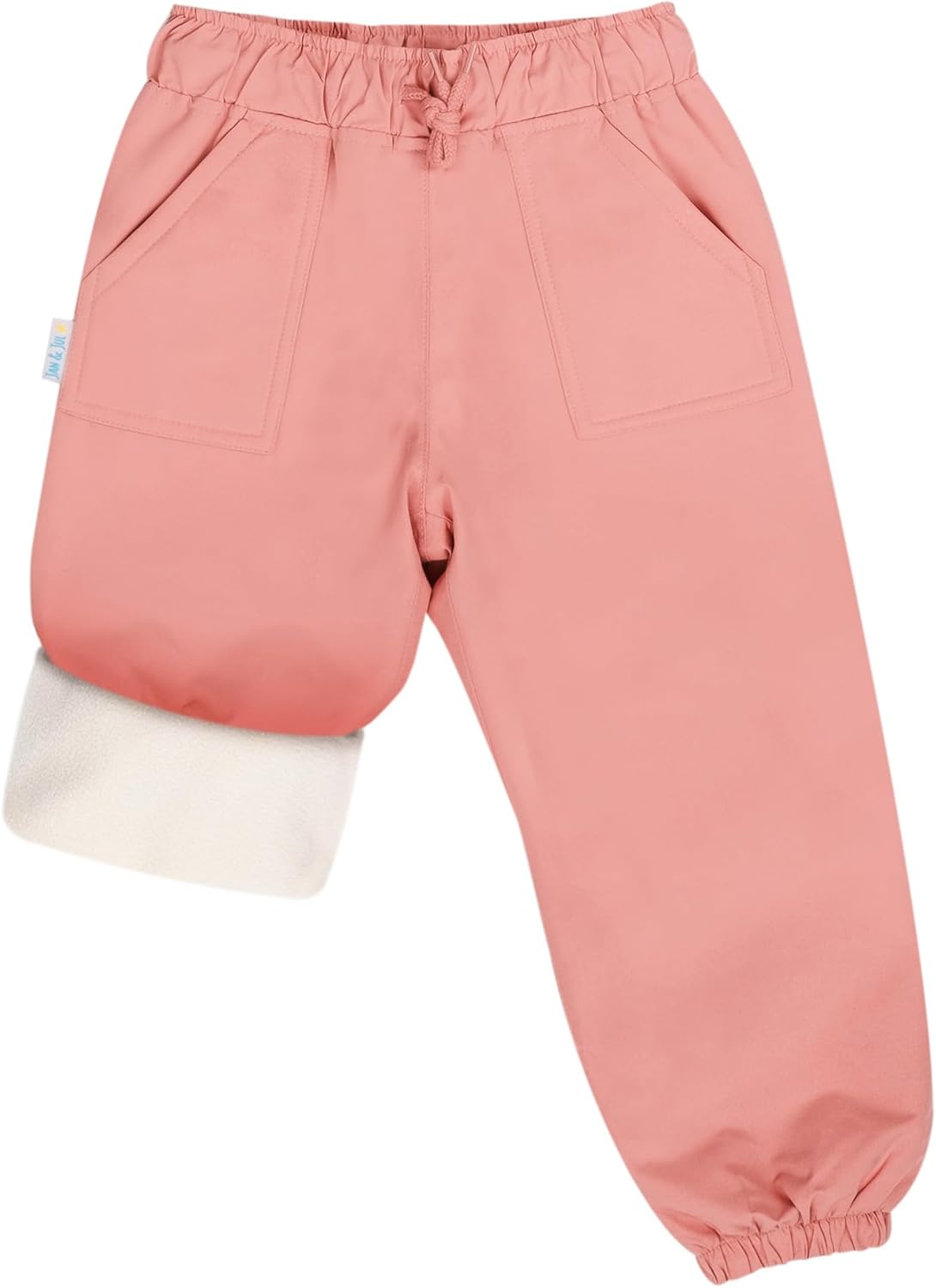 Waterproof Fleece Lined Snow and Rain Pants for Kids Comfort