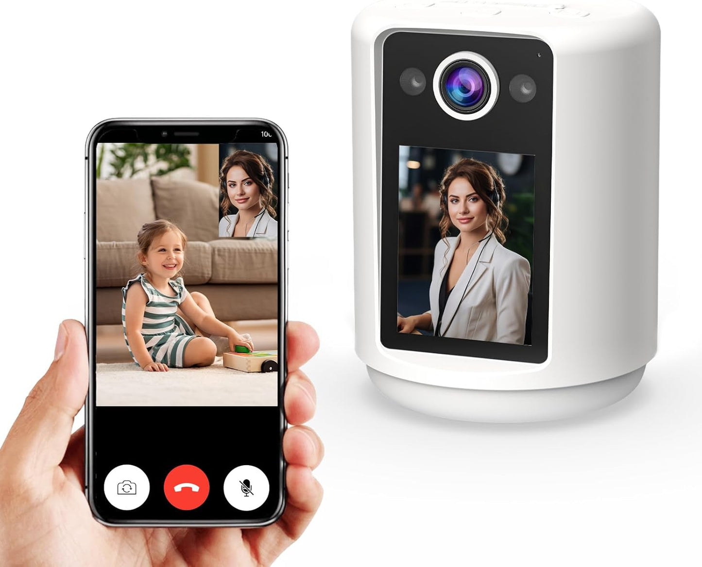 VSTARCAM Video Baby Monitor with AI Detection
