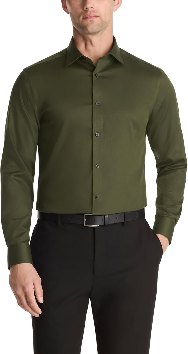Calvin Klein Men's Slim Fit Non Iron Stretch Dress Shirt Review