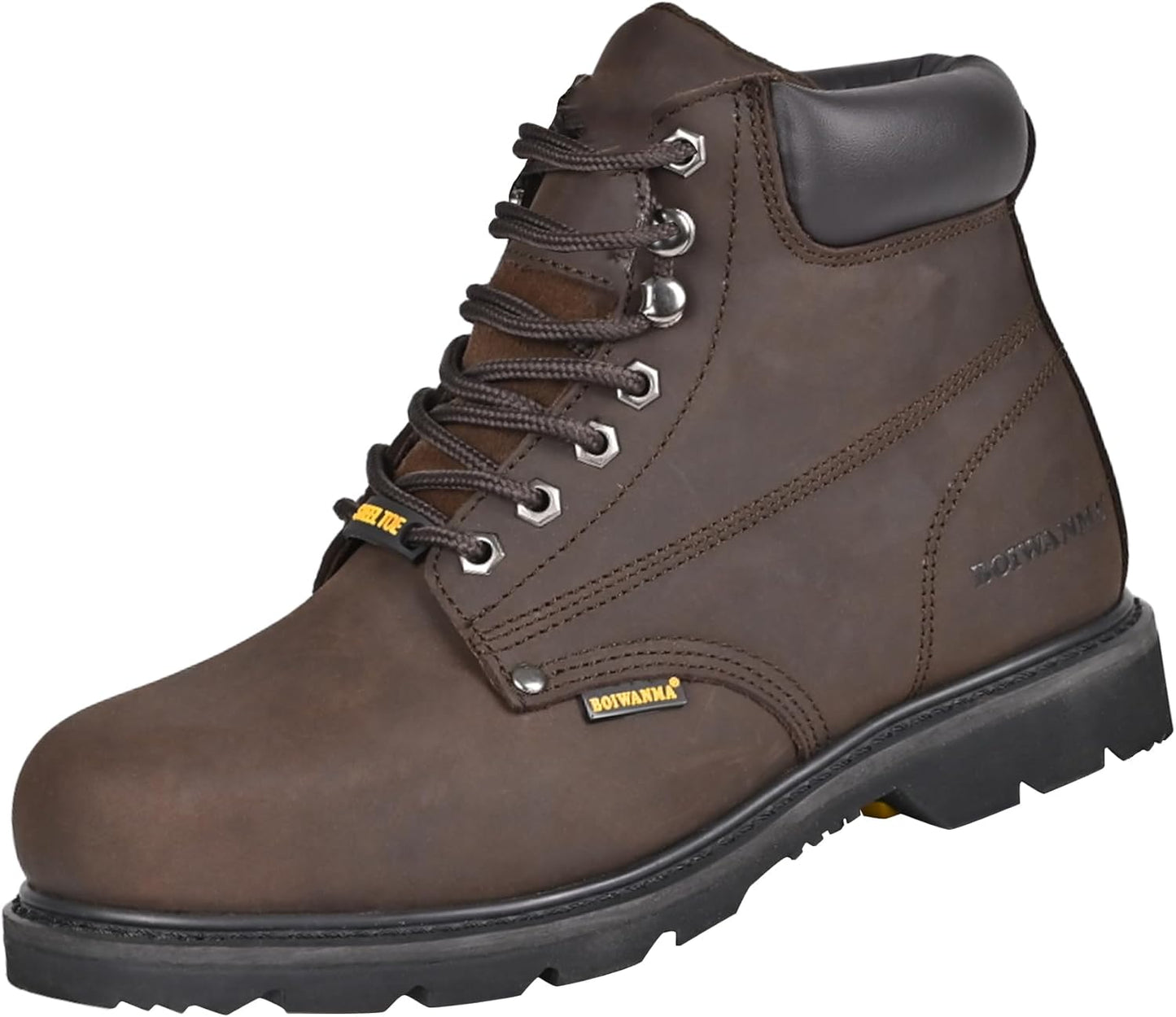 Steel Toe Work Boots for Men, Slip Resistant and Durable