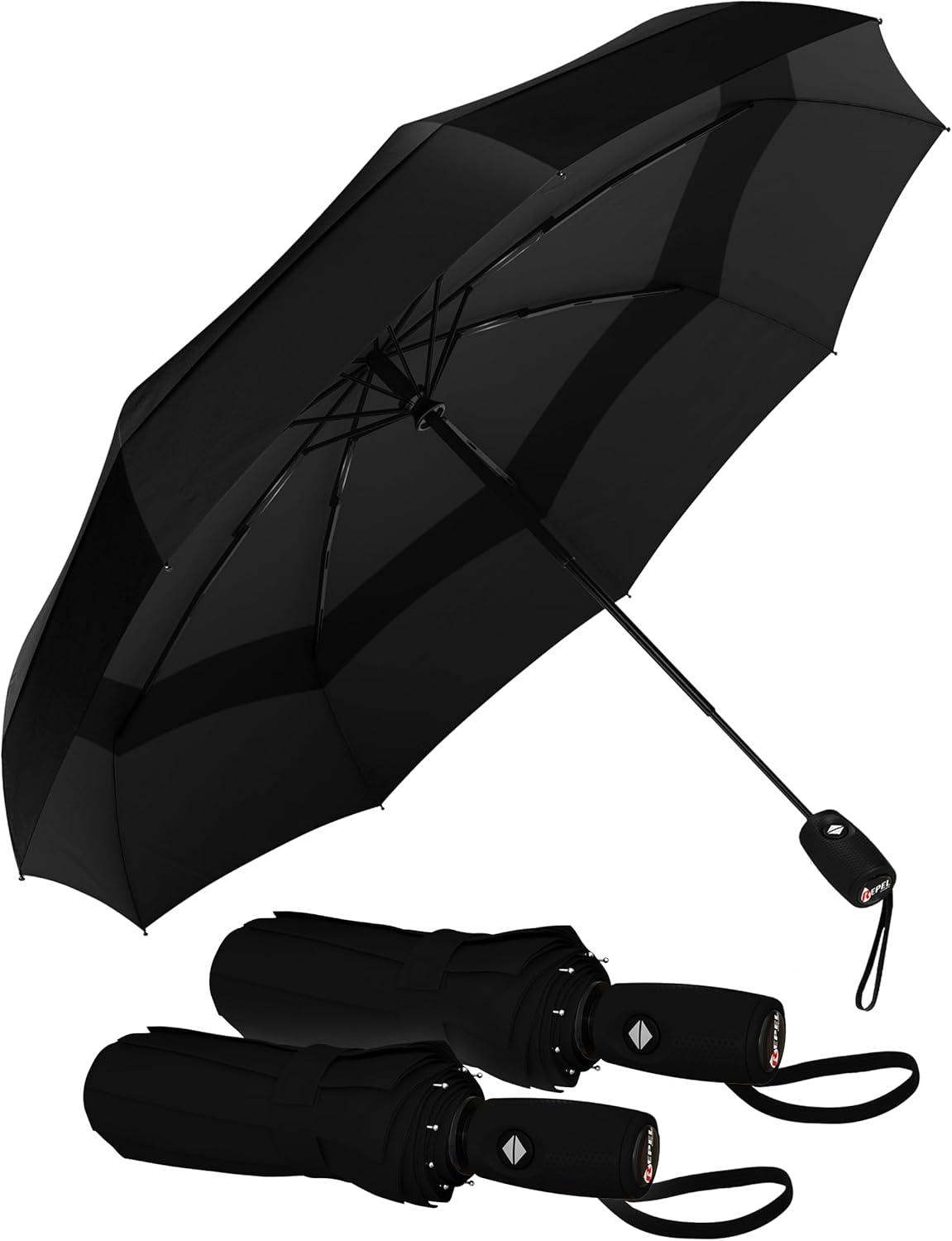 REPEL Windproof Travel Umbrella - Compact & Durable for All