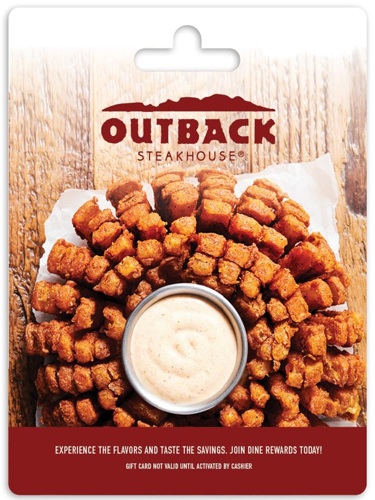 Outback Steakhouse Gift Card for Boldly Seasoned Steak Lovers