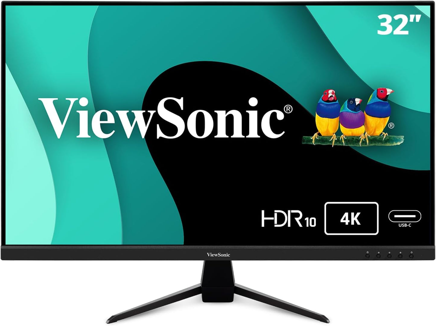ViewSonic 32 4K UHD IPS Monitor with USB C & HDR10