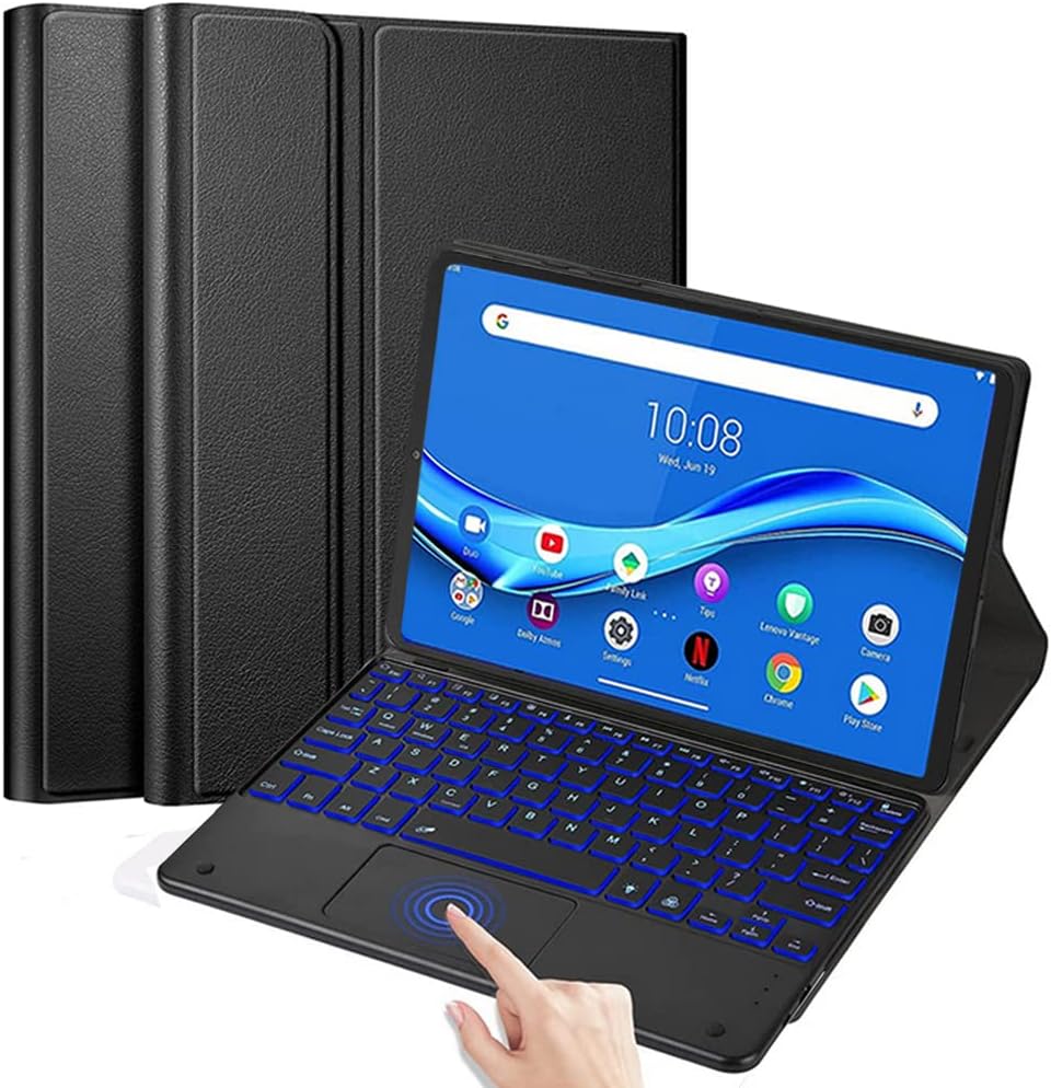 Backlit Touchpad Keyboard Case for Lenovo Tab M10 HD 10.1