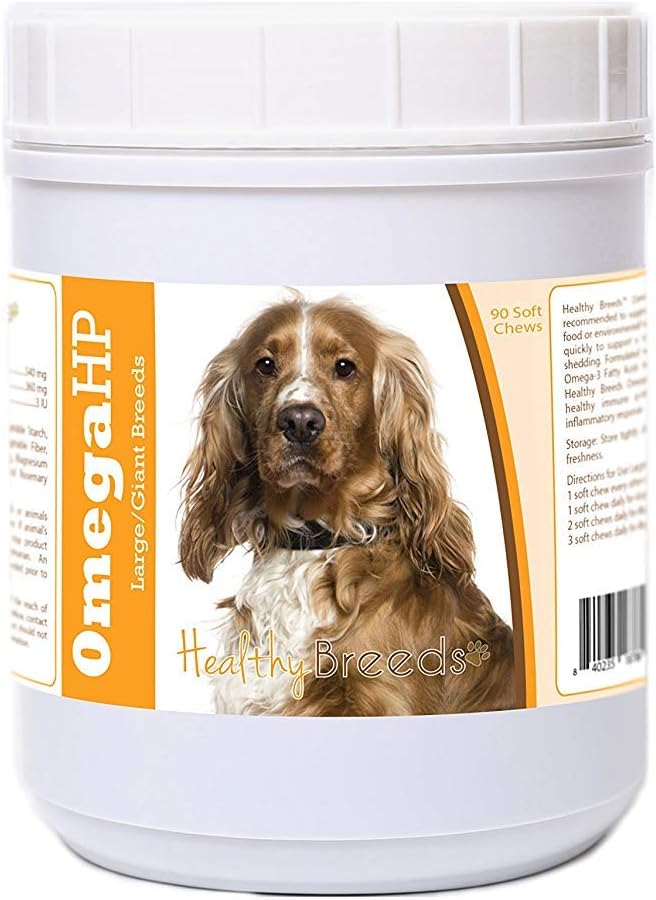 Healthy Breeds English Cocker Spaniel Omega HP Fatty Acid Chews