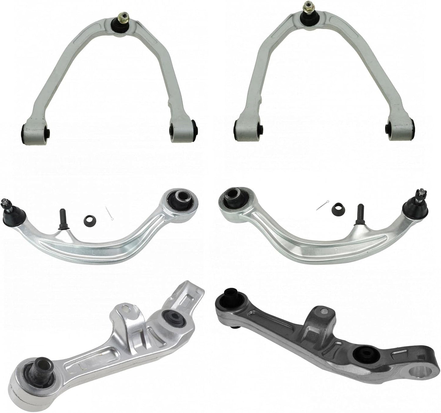 TRQ Front Control Arm Set for 2003-2004 INFINITI G35 & 350Z