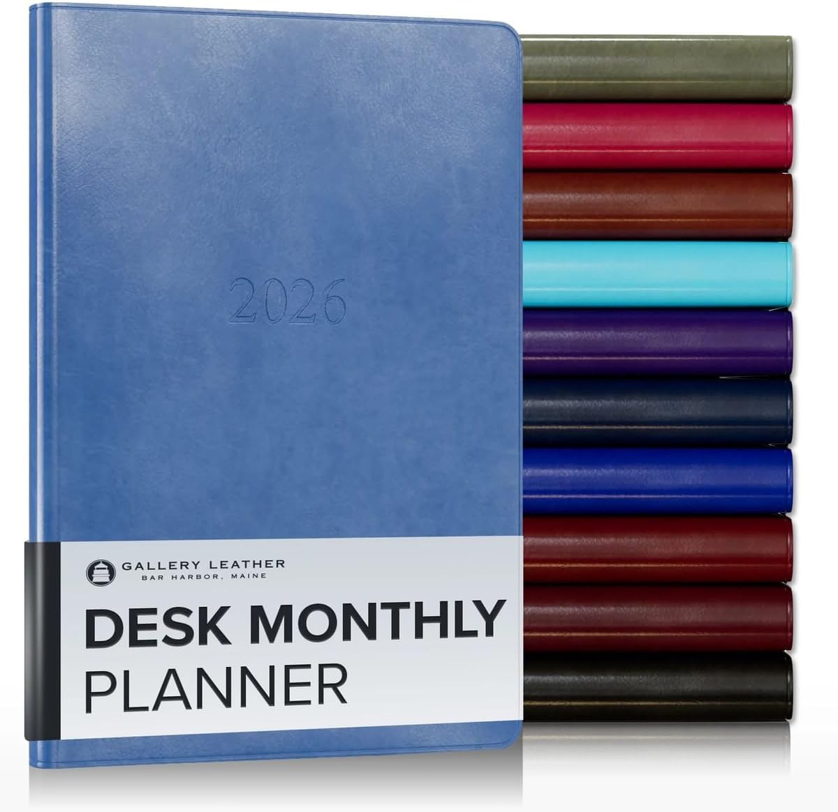 Gallery Leather Desk Monthly Planner 2025-2026 for Success
