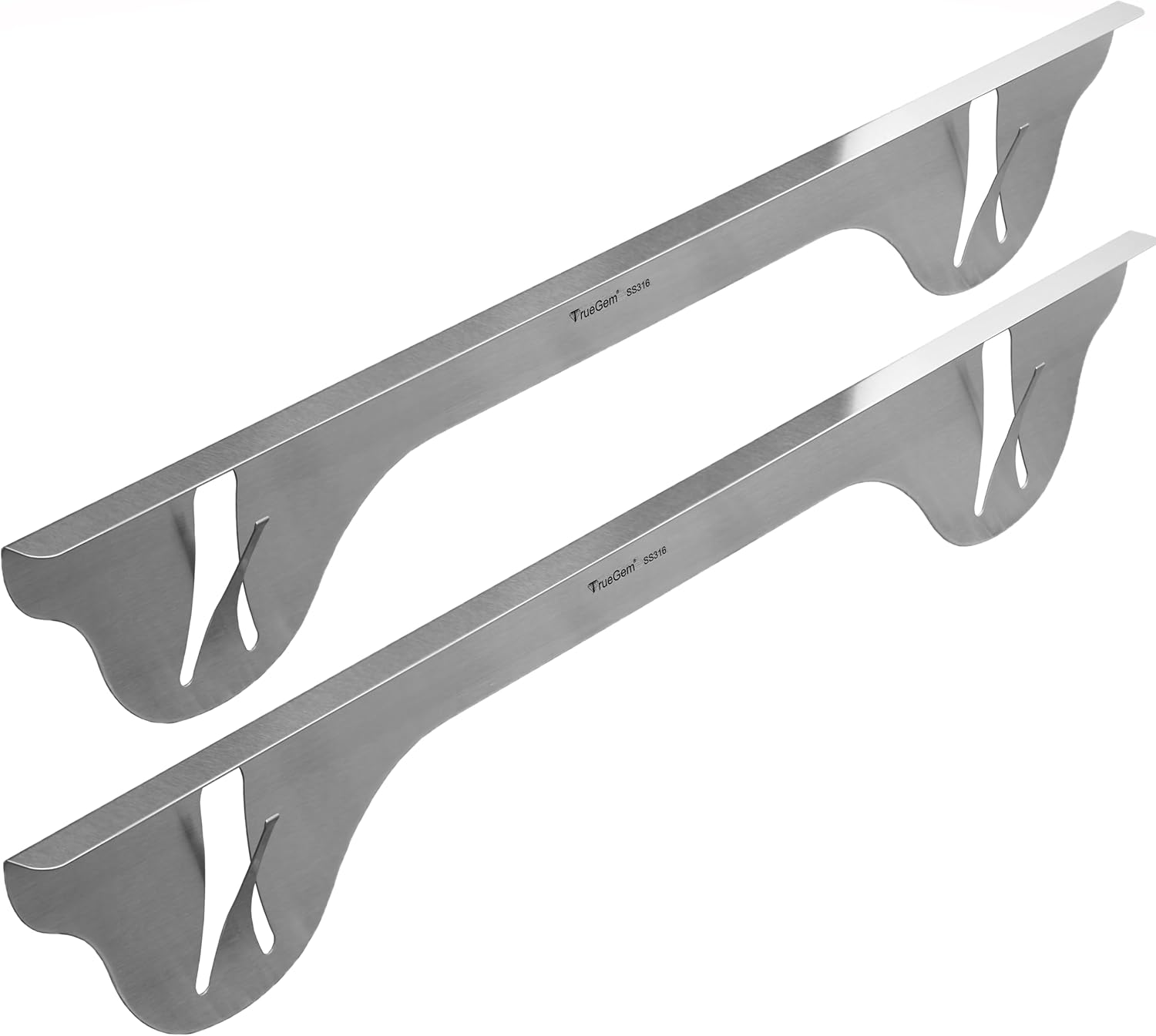 TrueGem Stove Gap Covers - 25.4in Stainless Steel Kitchen Guard