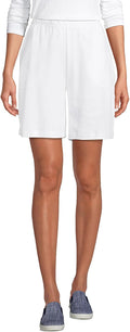Lands' End Women's Sport Knit High Rise Shorts - Comfortable Everyday