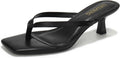 Women's Kitten Heels Sandals Square Open Toe Flip Flop Heels - Low 2in