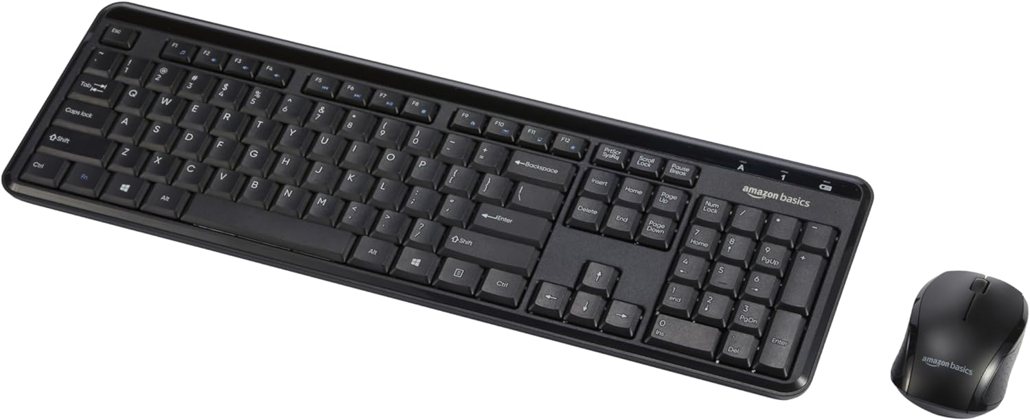 Quiet 2.4GHz Wireless Keyboard & Mouse Combo