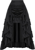 Scarlet Darkness Women's 2025 Summer Gothic Steampunk High-Low