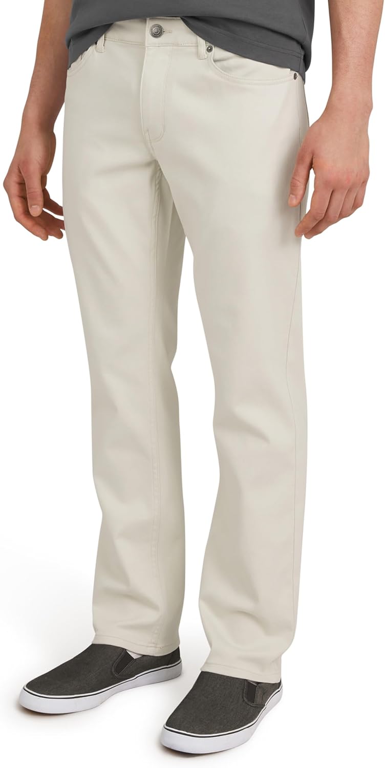 Quiksilver Men's 5 Pocket Straight Fit Stretch Chino Pants