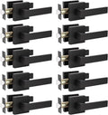 KNOBWELL Matte Black Door Handle Passage Lever - Heavy Duty