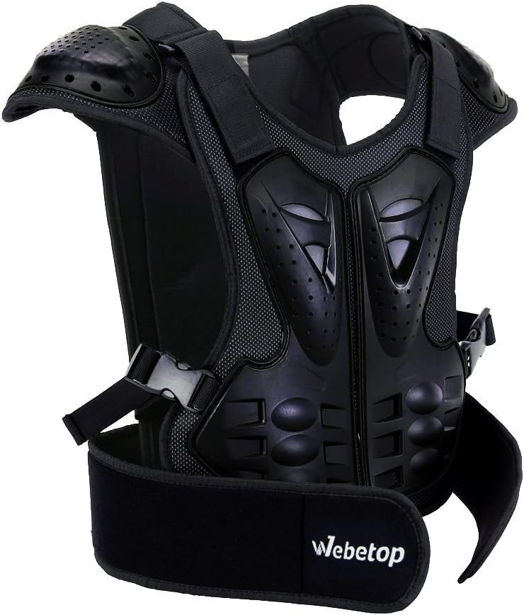Webetop Adults Dirt Bike Chest Protector Armor Vest for Safety