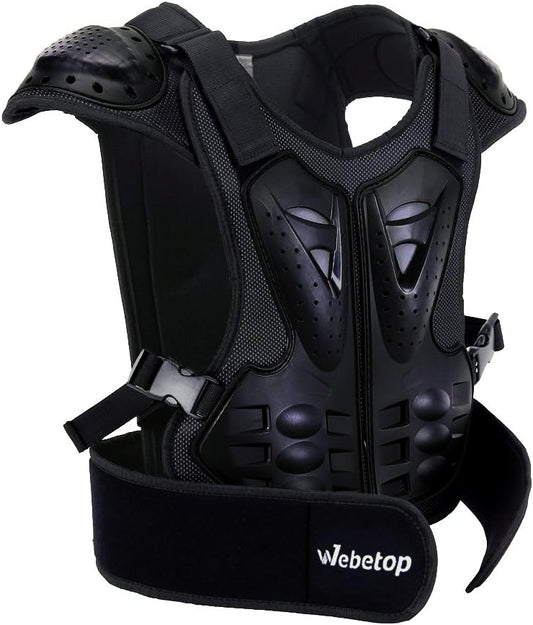 Webetop Adults Dirt Bike Chest Protector Armor Vest for Safety
