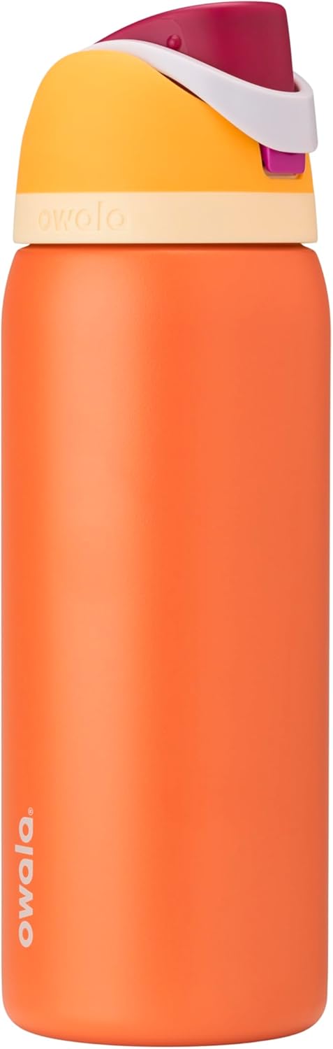 Owala FreeSip Insulated Stainless Steel Water Bottle for Sports