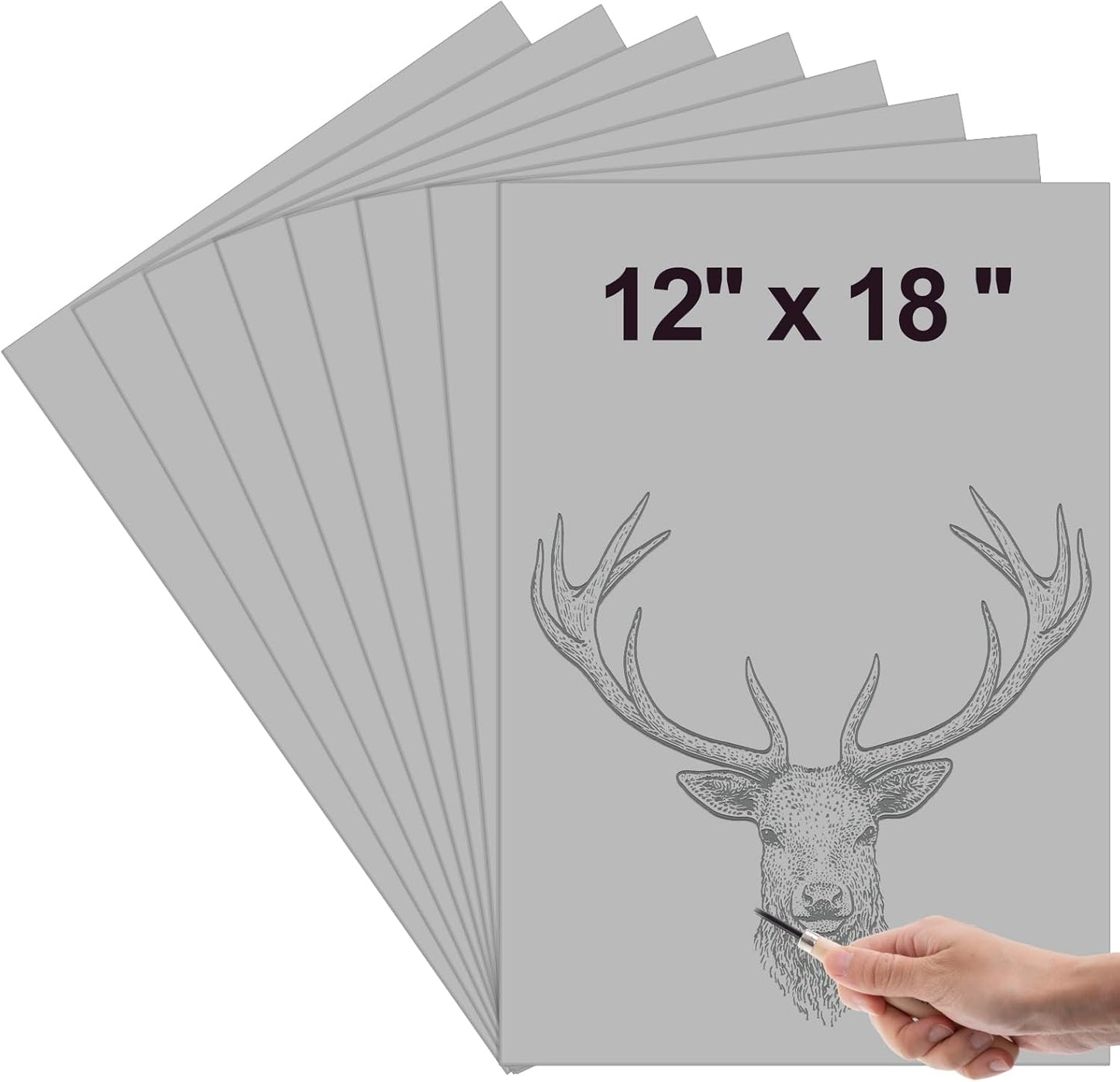 Linoleum Block Rubber Carving Set for Printmaking Projects