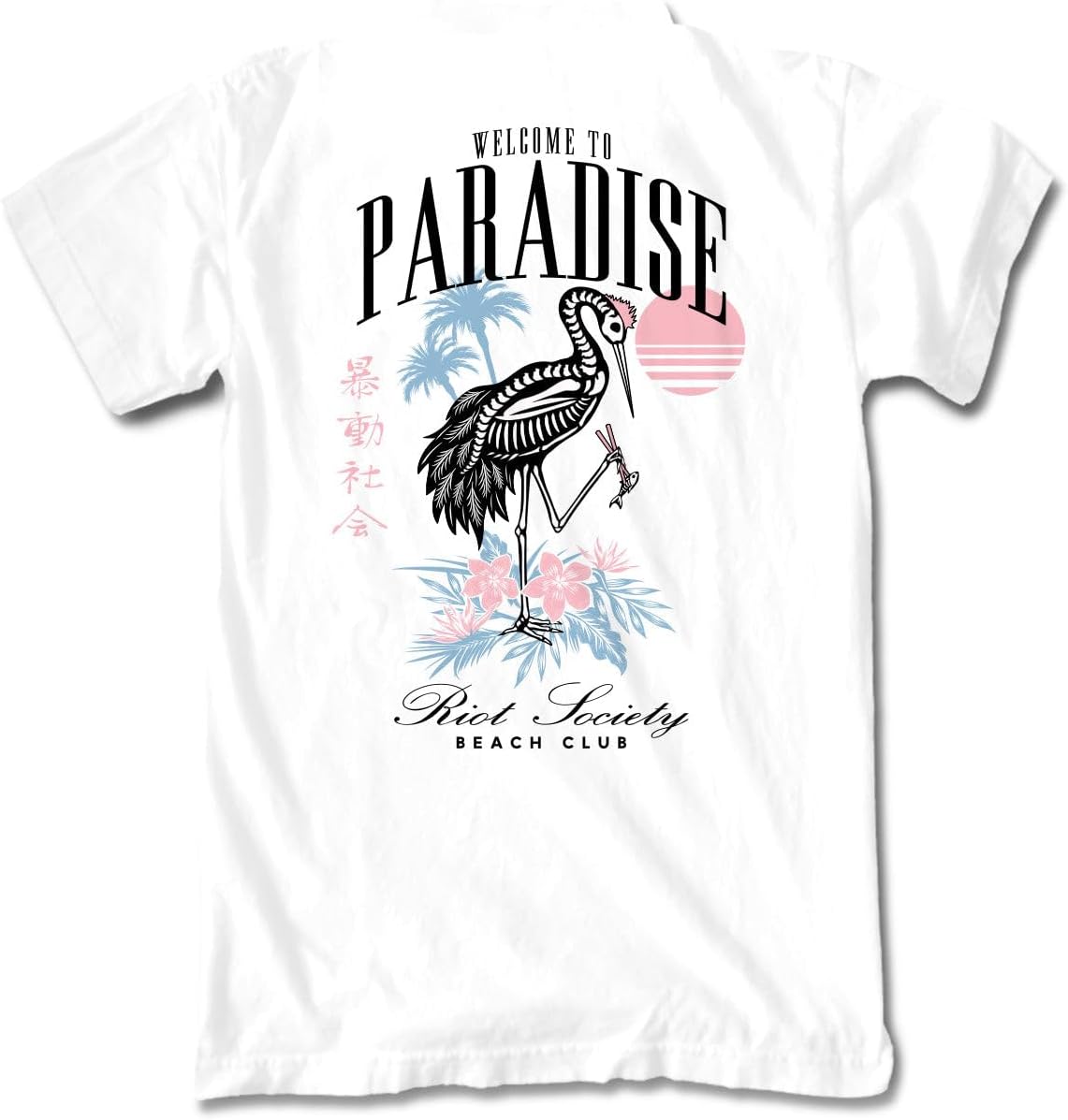 Riot Society Men's Tropical Afterlife Graphic T-Shirt for Fun