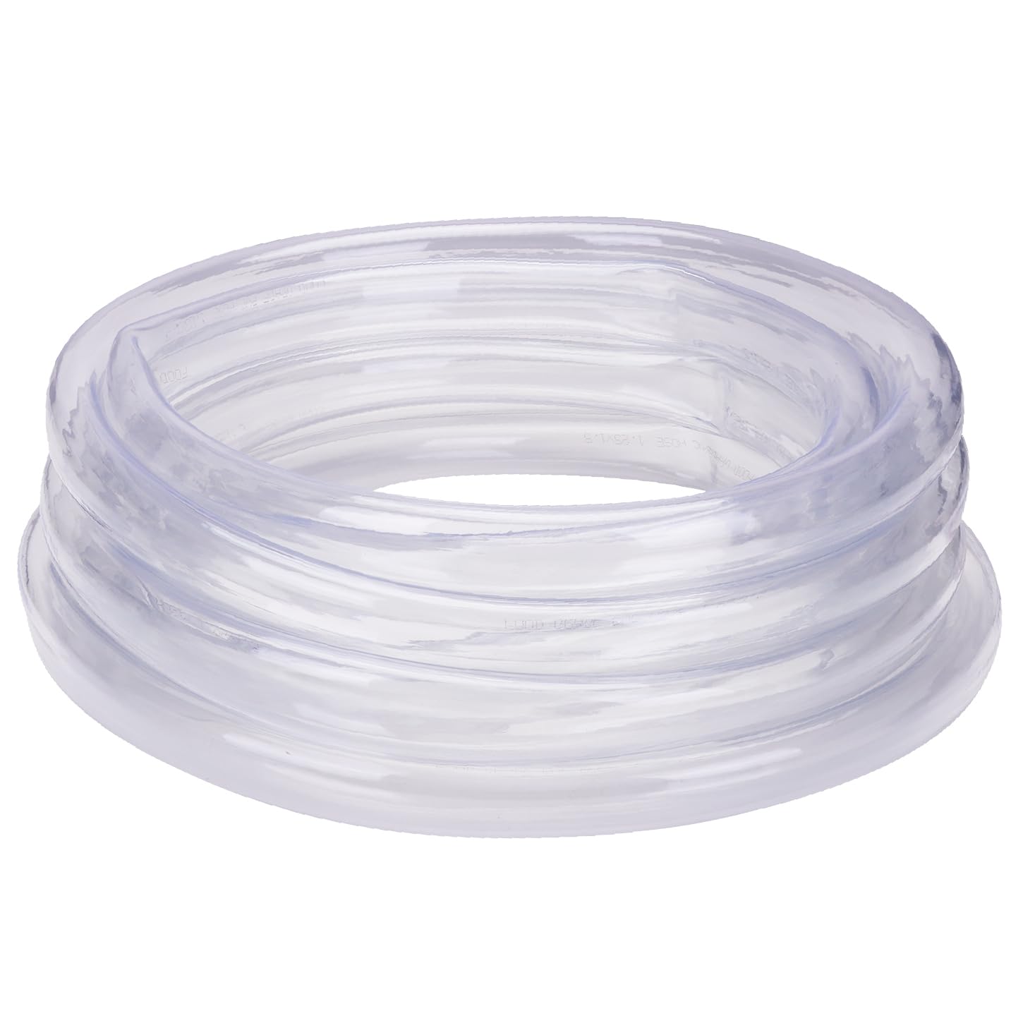 DERNORD PVC Tubing 1-1/4inID X 1-1/2inOD Flexible Clear Hose