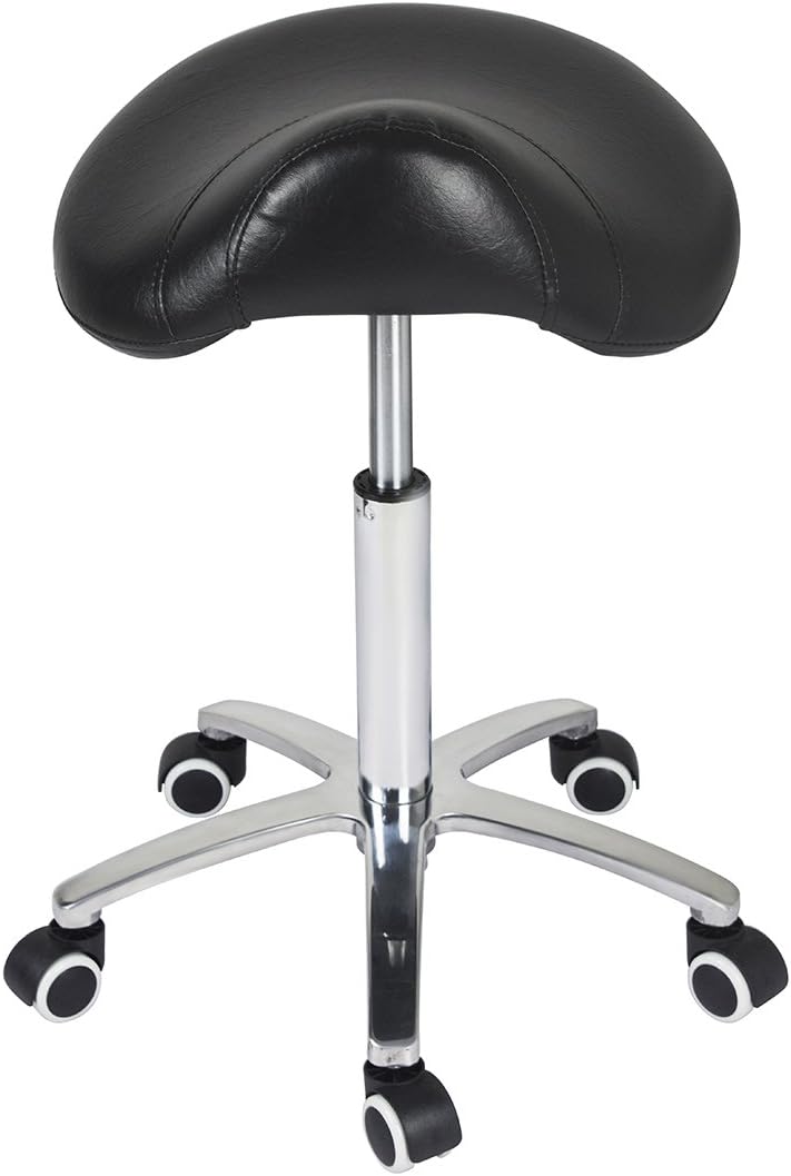 Antlu Saddle Stool Rolling Chair for Medical Massage and More