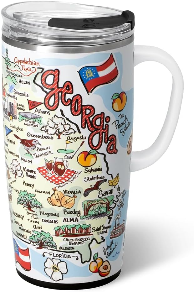 Swig Life 22oz Travel Mug: Insulated Tumbler with Handle