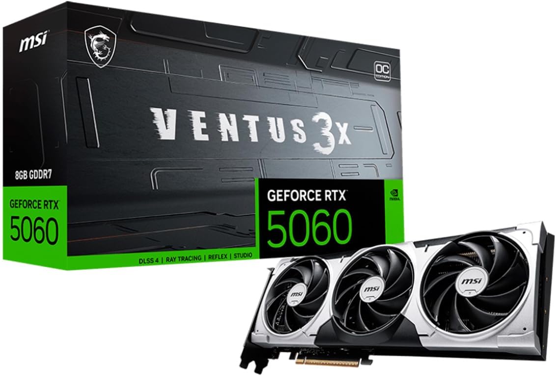 MSI Gaming RTX 5060 8G Ventus 3X OC Graphics Card Review