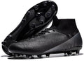 Mens Soccer Shoes Cleats Professional High Top Breathable Training