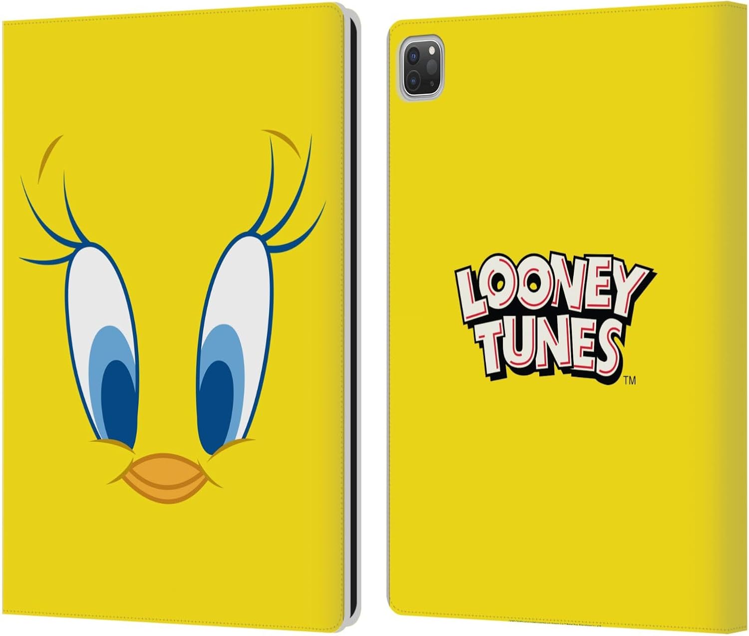 Looney Tunes Tweety Full Face Leather Wallet Case for iPad Pro