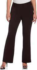 Rafaella Curvy Fit Gabardine Bootcut Dress Pants 32in Inseam