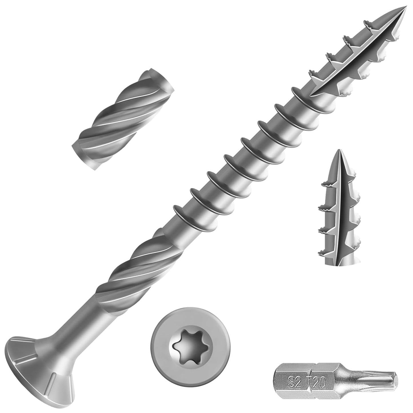 304 Stainless Steel Deck Screws for Durable Outdoor Projects