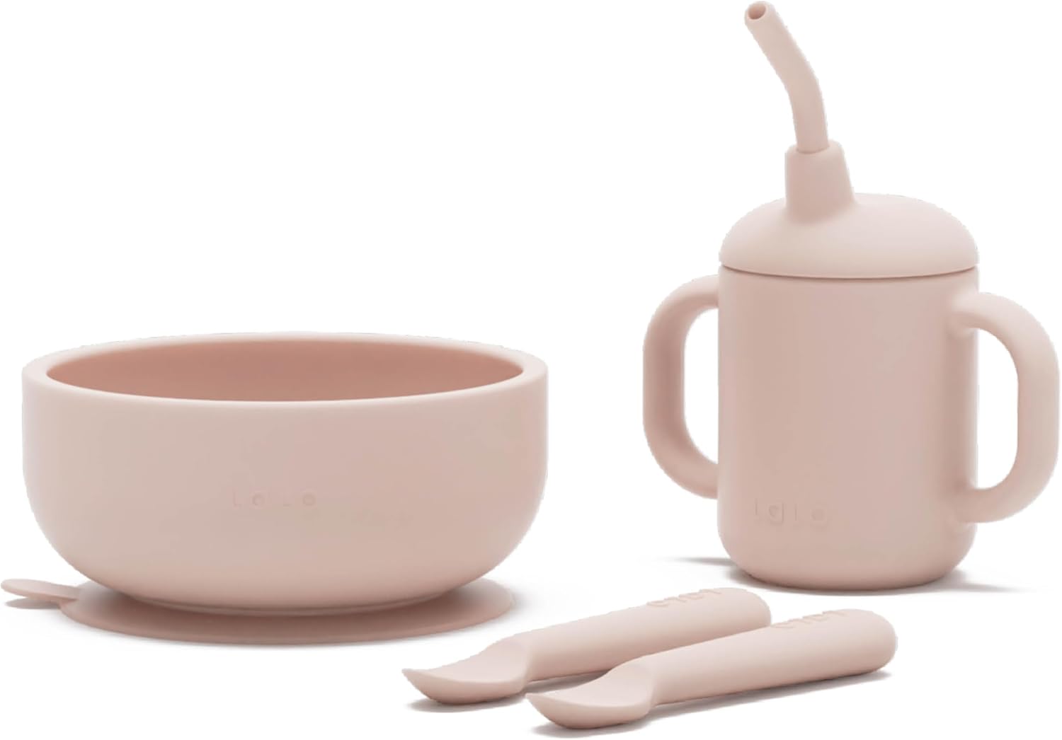 Lalo First Bites Silicone Baby Feeding Set for Easy Weaning