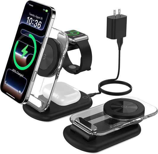 3 in 1 Magnetic Wireless Charging Station for Apple Devices