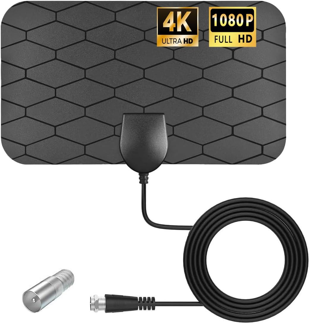 Enhanced HD Reception: 360 Signal Booster TV Antenna