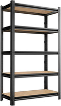 Garage Shelving Unit 5-Tier Heavy Duty Storage Rack - 2550 lb Capacity