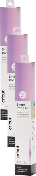 Cricut Smart Iron On Holographic - Blue 3-Pack (13in x 36in)