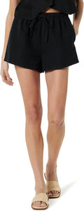 Emilie Relaxed Pull-on Linen Shorts - Lightweight Resort Staple