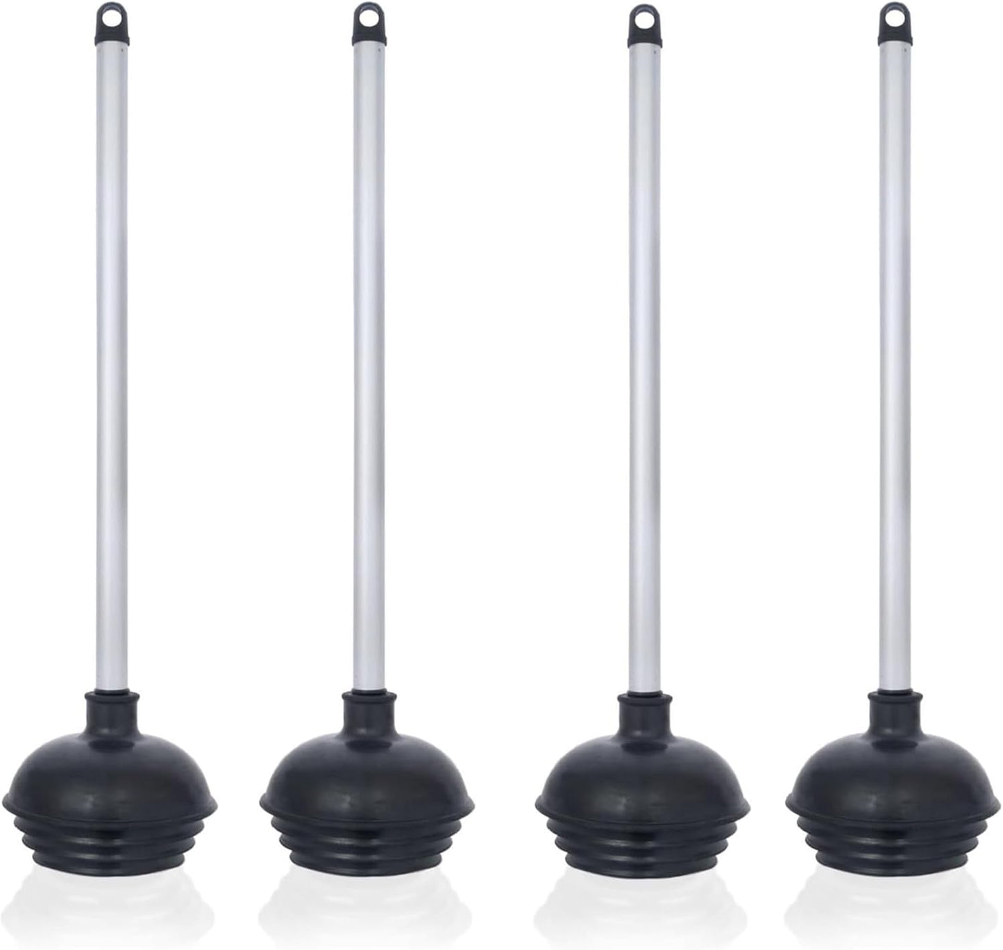 NEIKO 60190A Toilet Plungers 4 Pack for Heavy Duty Use
