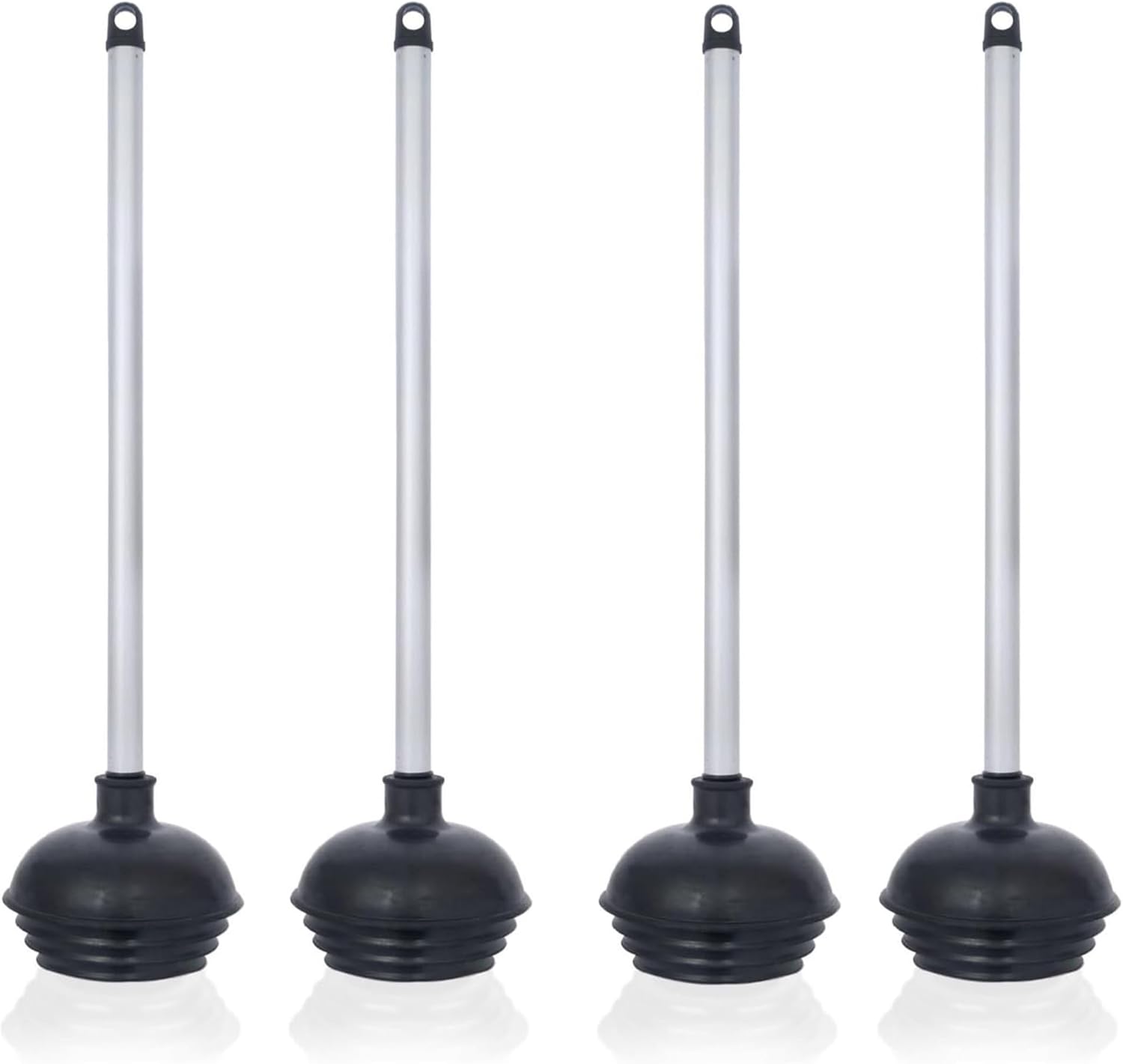 NEIKO 60190A Toilet Plungers 4 Pack for Heavy Duty Use